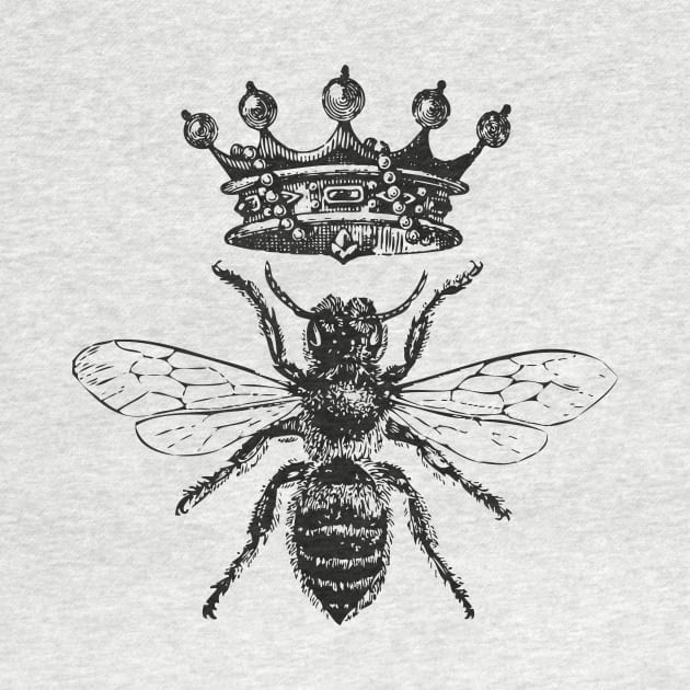 Queen Bee | Black and White by Eclectic At Heart